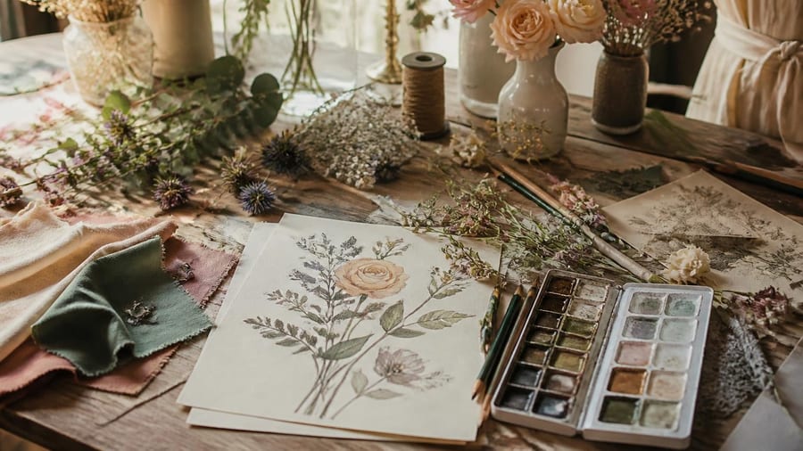 I fiori degli stilisti: oltre ai cliché, quando la moda può essere ancora poetica e gentile, grazie al loro giardino…