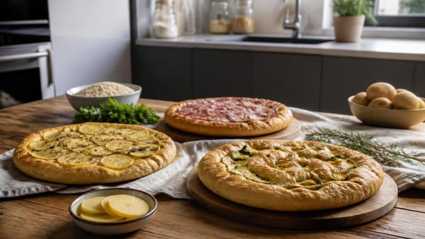 Viva le focacce non focacce: le alternative senza glutine e più light