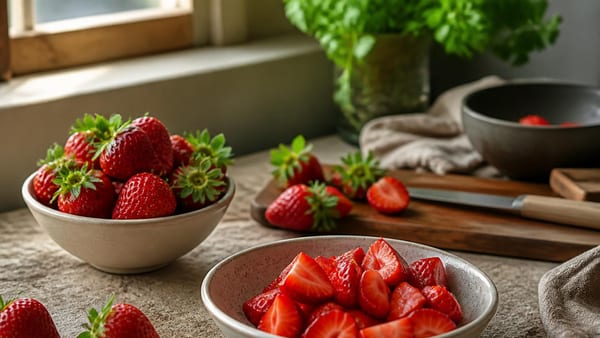 Gelato alla fragola (con e senza gelatiera)