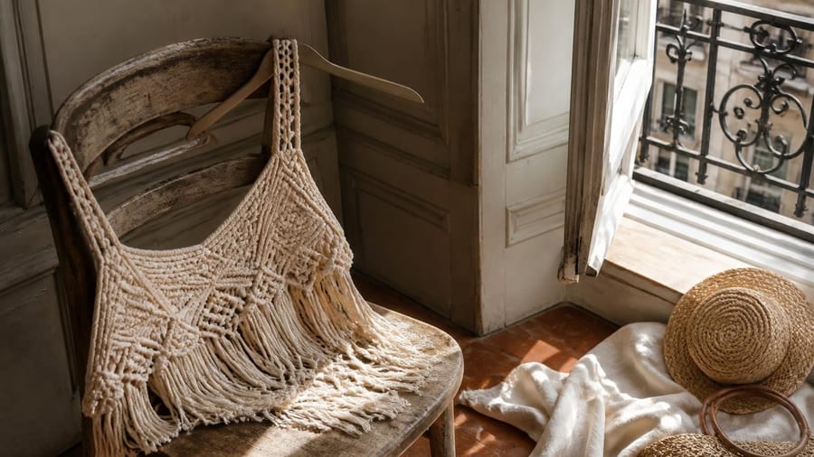 Il top macramè torna di moda nell’estate 2026. Come abbinarlo copiando le icone francesi