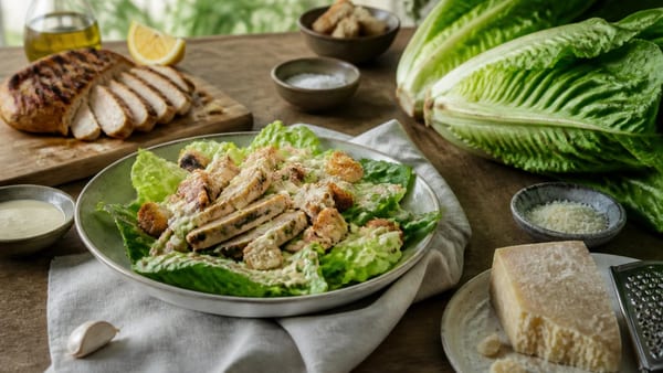 Insalata di pollo alla romana: la Caesar salad tutta italiana