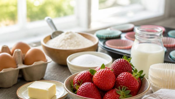 Muffin alle fragole sofficissimi (Ricetta e Varianti)