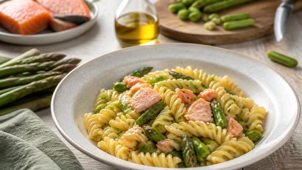 Pasta asparagi e salmone: la ricetta cremosa anche senza panna