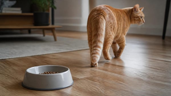 Perché i gatti smettono di mangiare a metà pasto? Spoiler: non è per sazietà