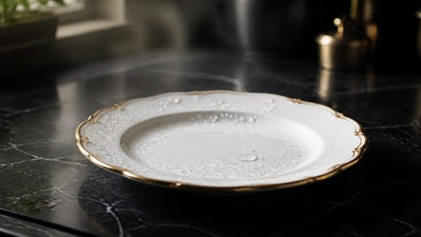 Si possono lavare i piatti con bordo dorato in lavastoviglie?